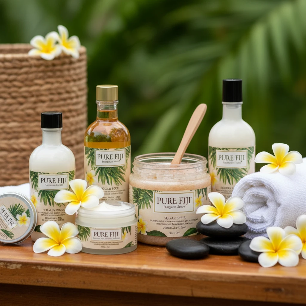 Pure Fiji spa products and oils