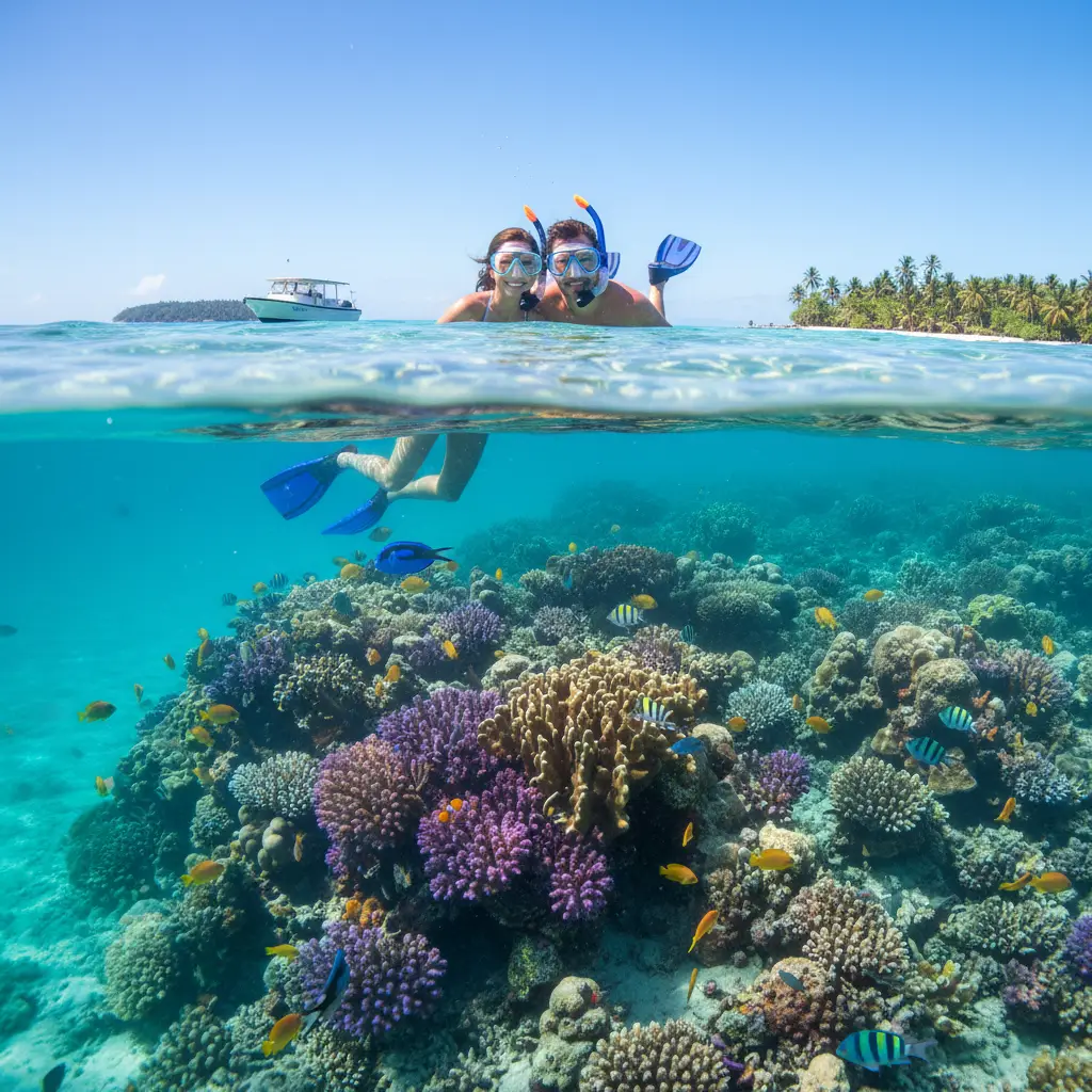Snorkeling in the Mamanuca Islands Fiji