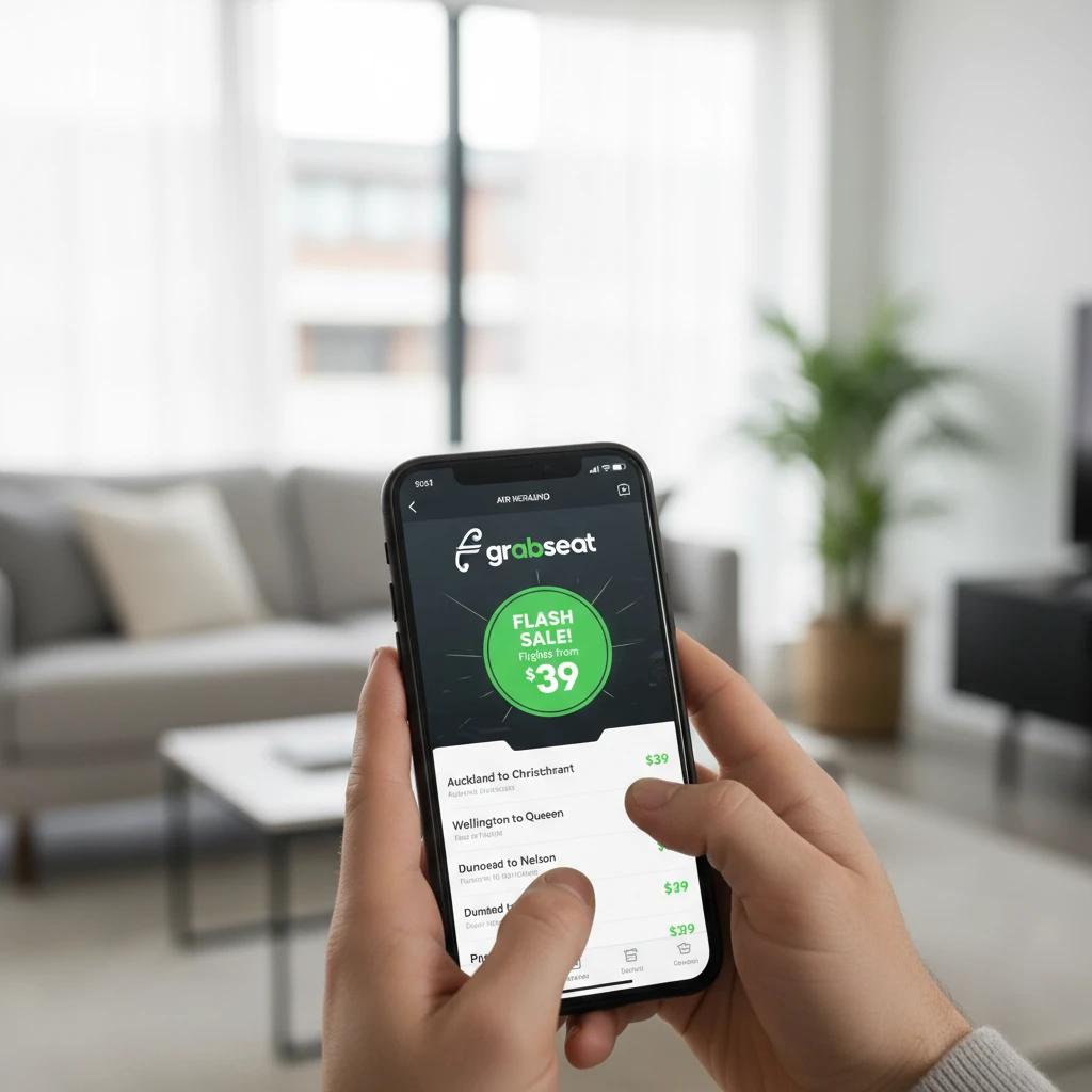 Using Grabaseat app for flight alerts