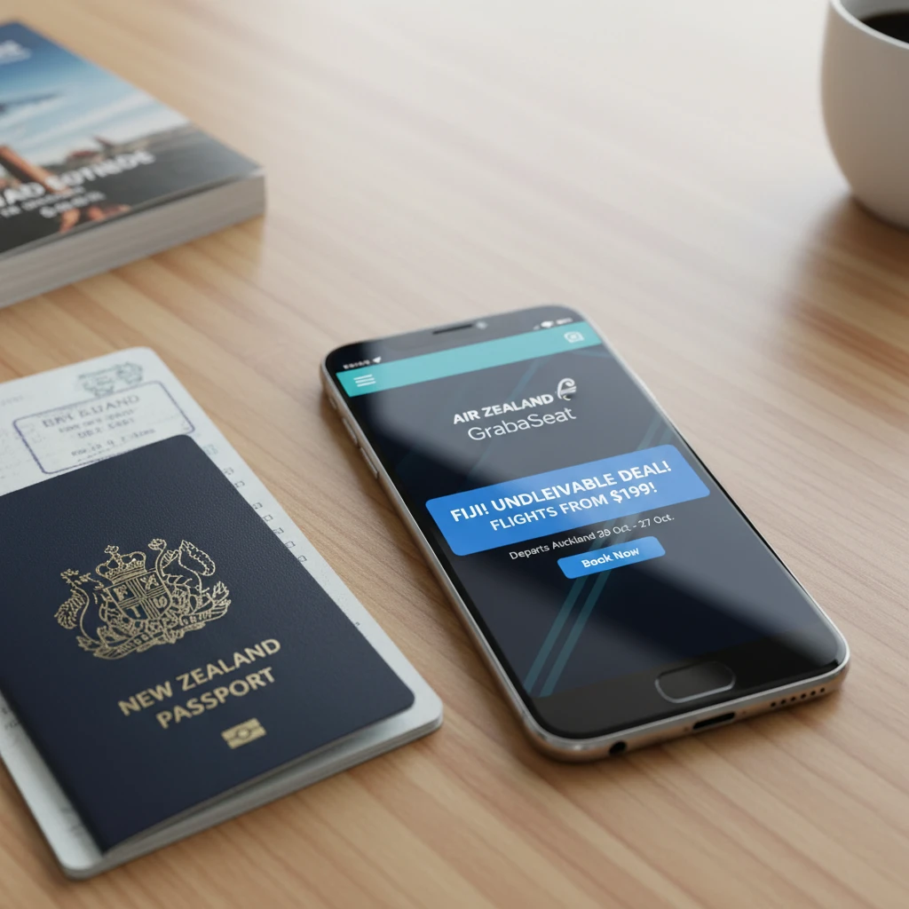 GrabaSeat app notification on smartphone