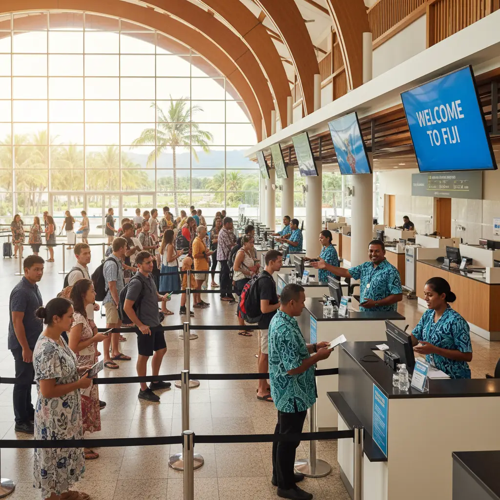 Nadi Airport Immigration Checkpoint