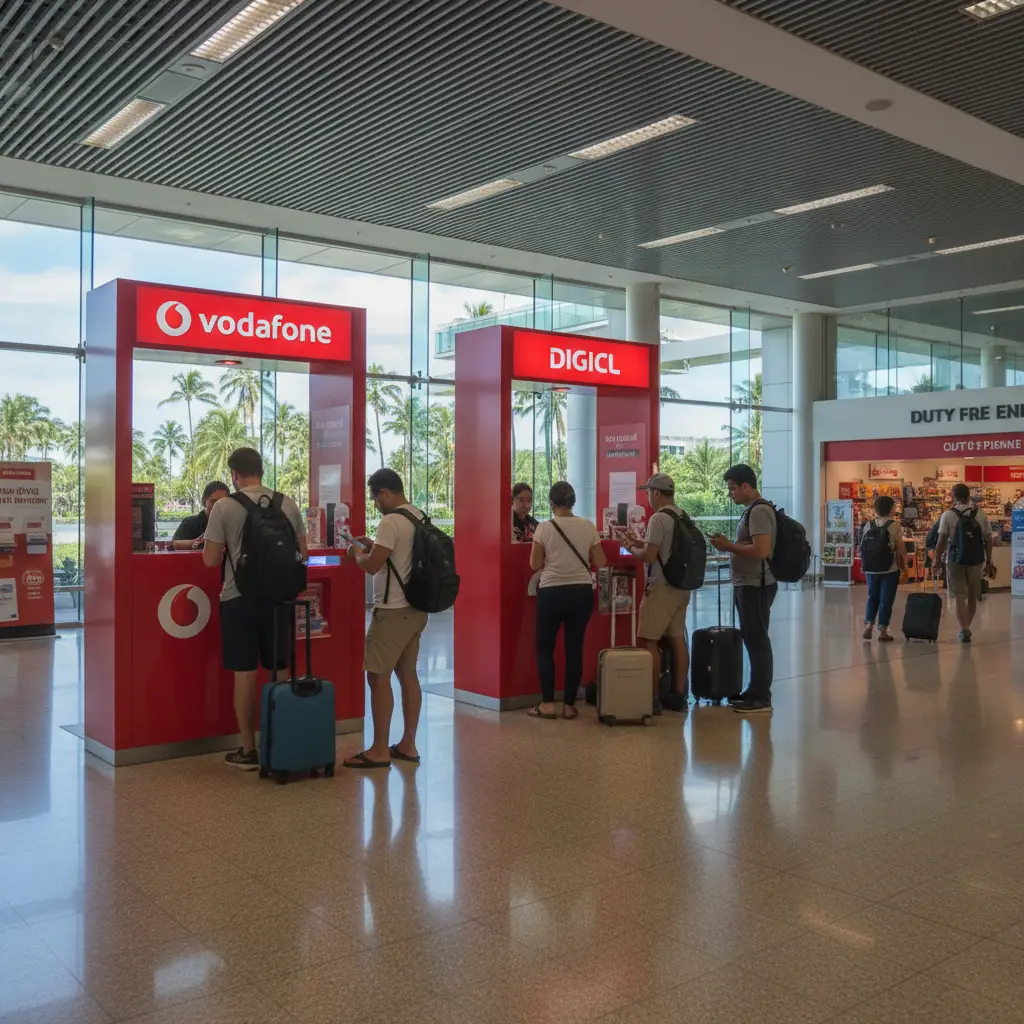 Nadi Airport SIM Card Kiosks