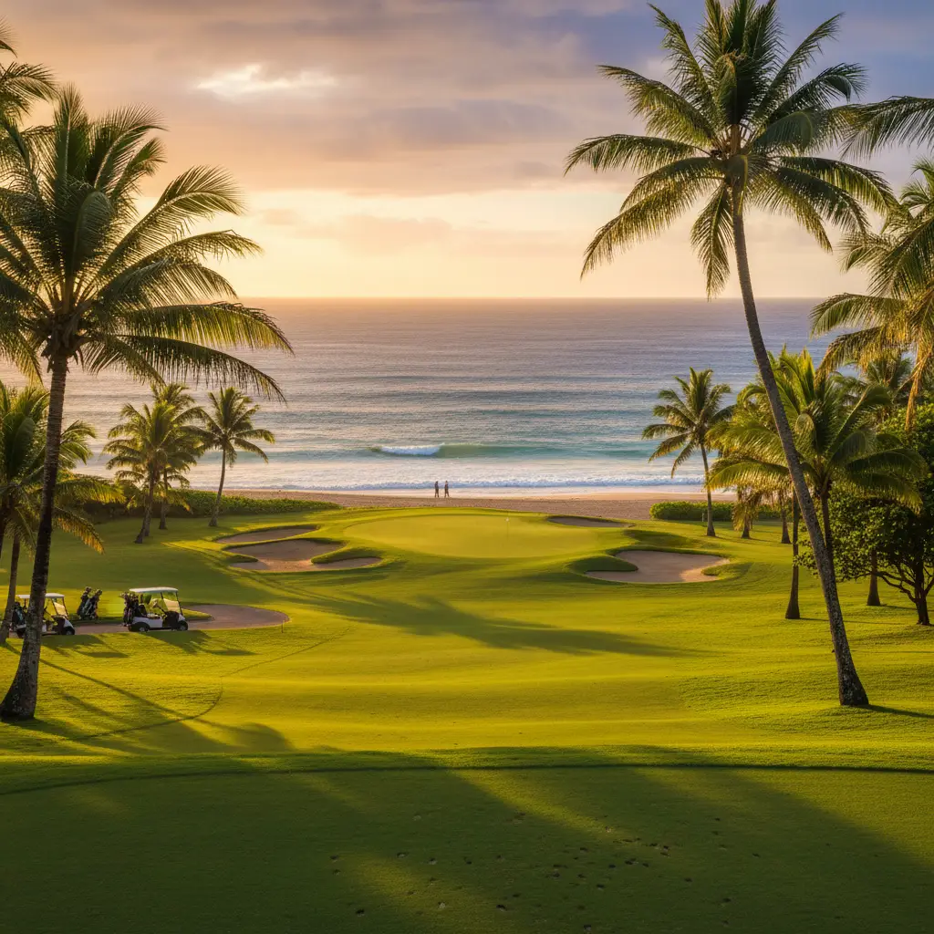 Natadola Bay Championship Golf Course scenic view