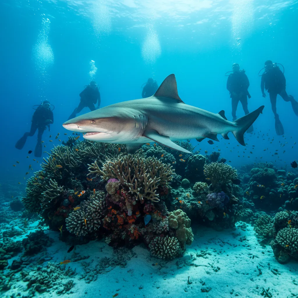 Shark diving experience in Beqa Lagoon Fiji