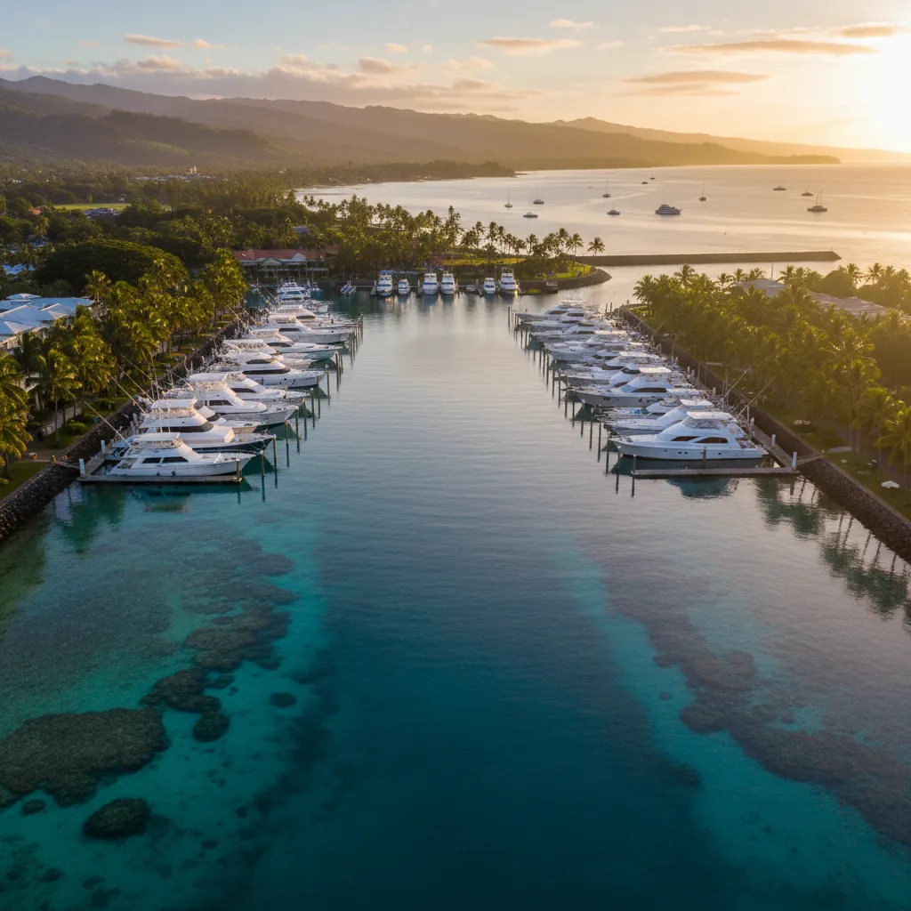 Port Denarau Marina fishing charters Nadi