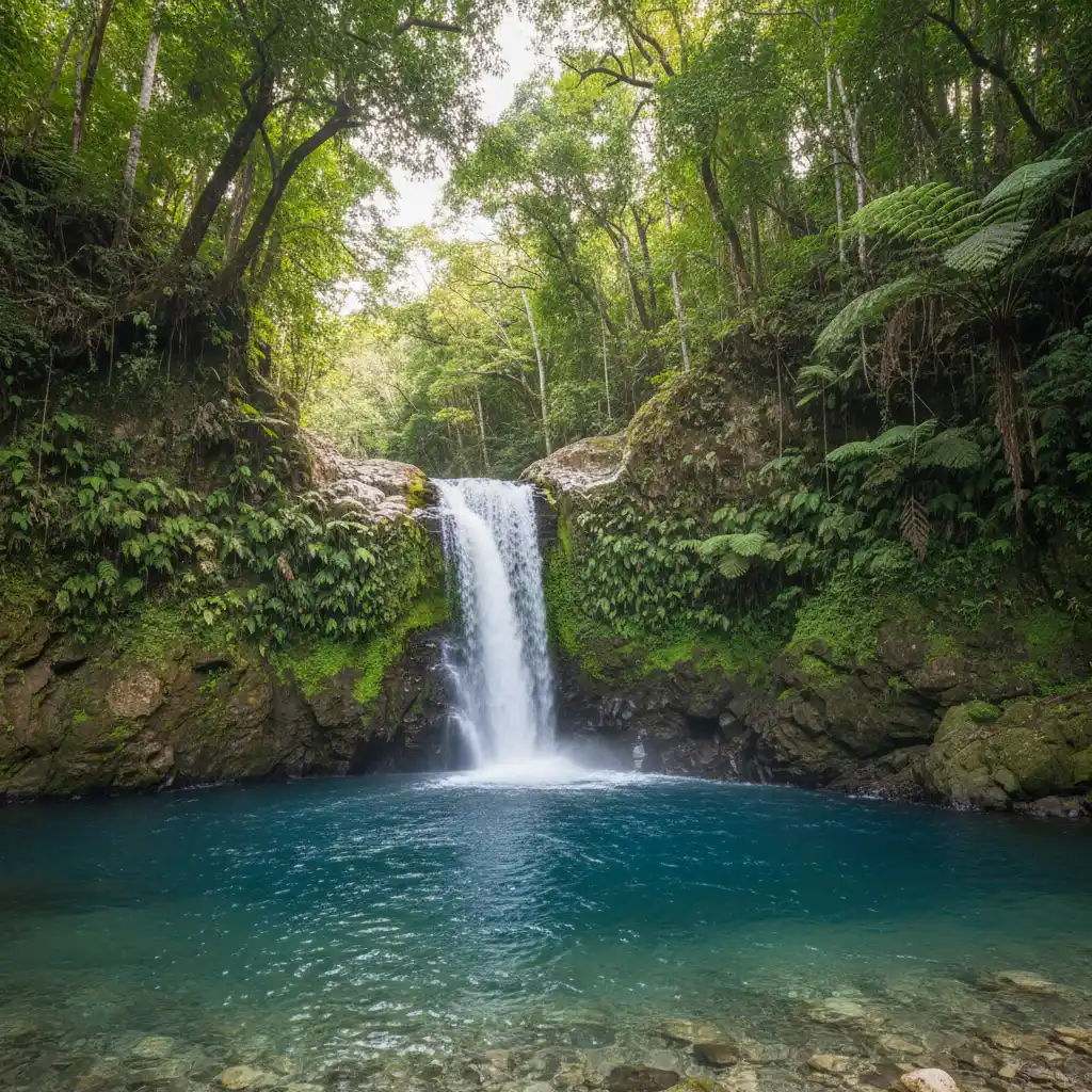 The Tavoro Waterfalls in Bouma National Heritage Park