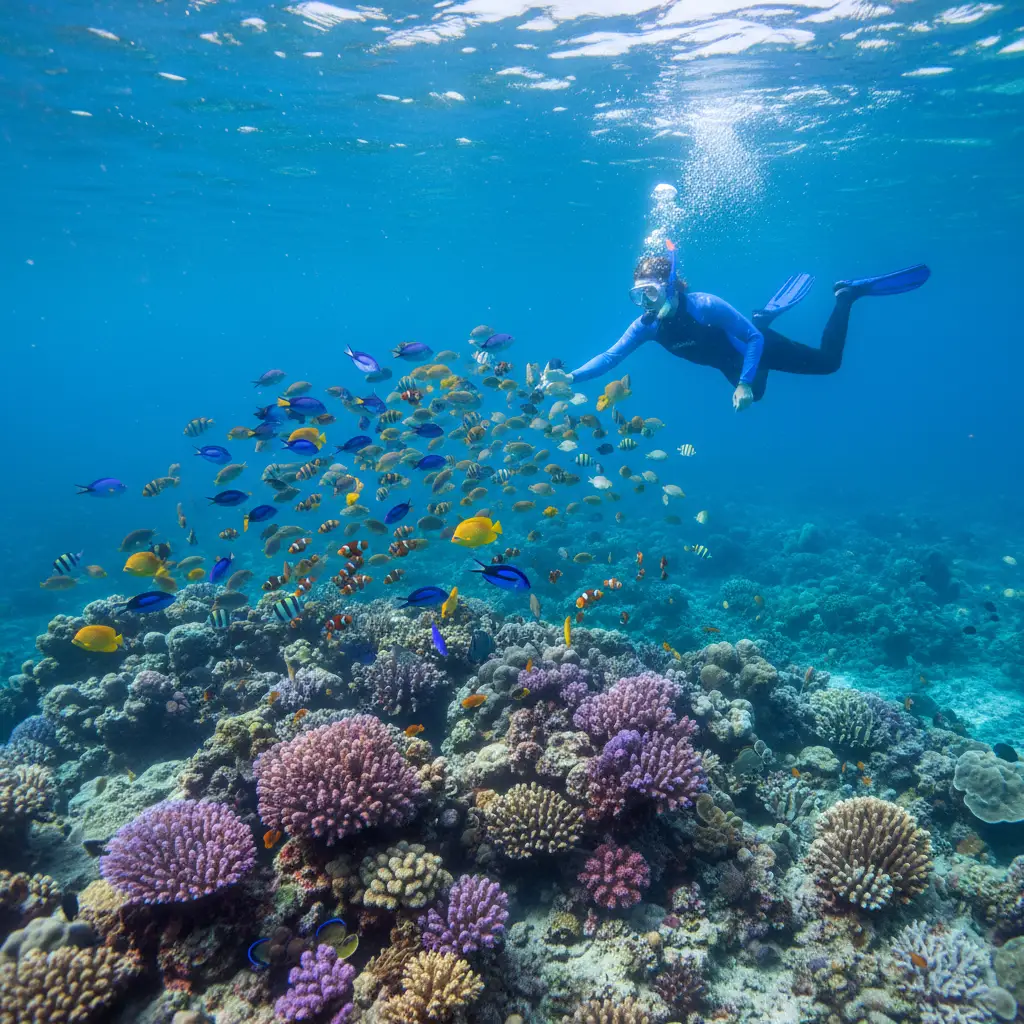 Snorkeling experience in the Pacific Islands