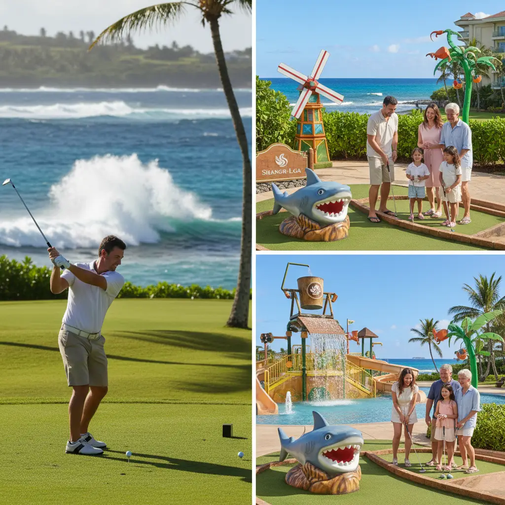 Golfing at Natadola Bay vs Shangri-La activities