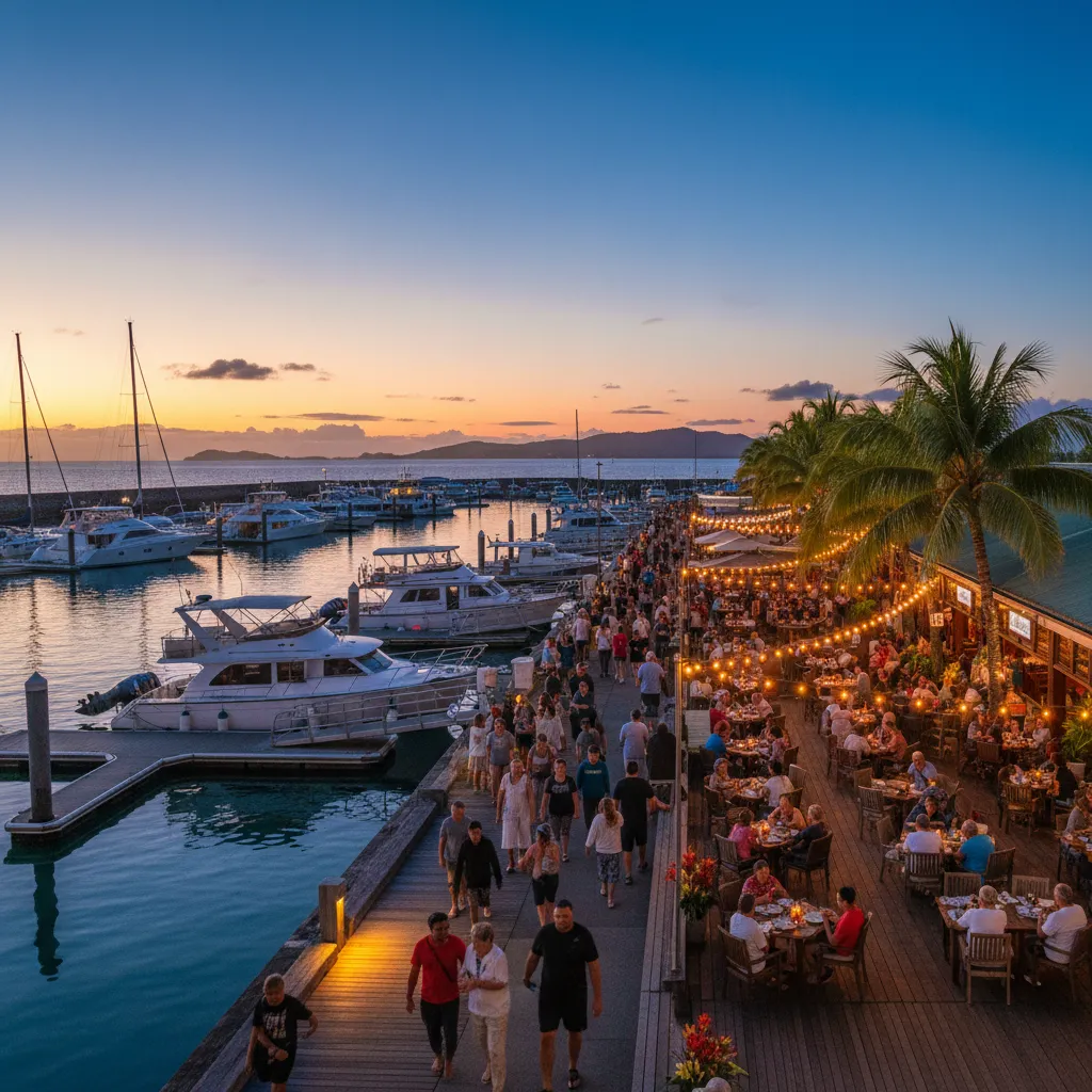 Dining at Port Denarau Marina Fiji