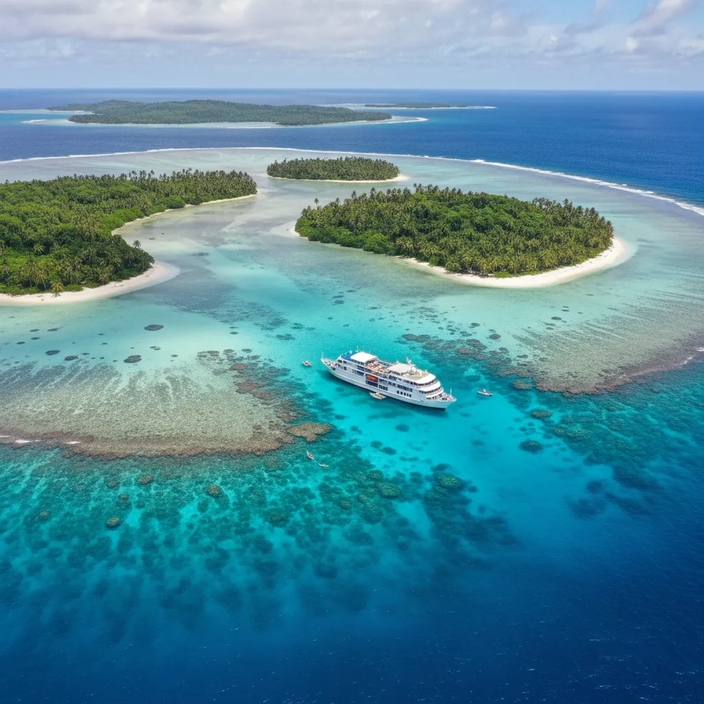 Small ship cruising in the Yasawa Islands