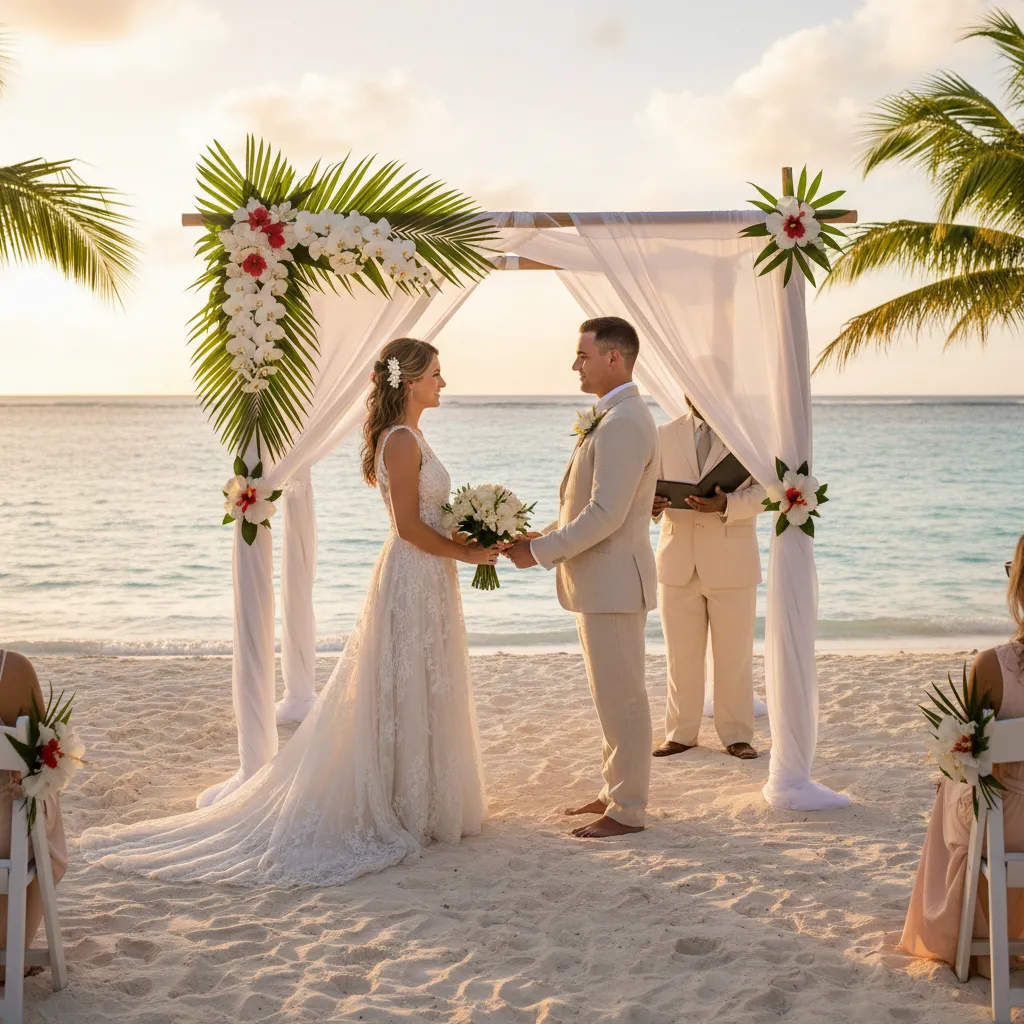 Hire wedding planner Fiji for beach ceremony coordination