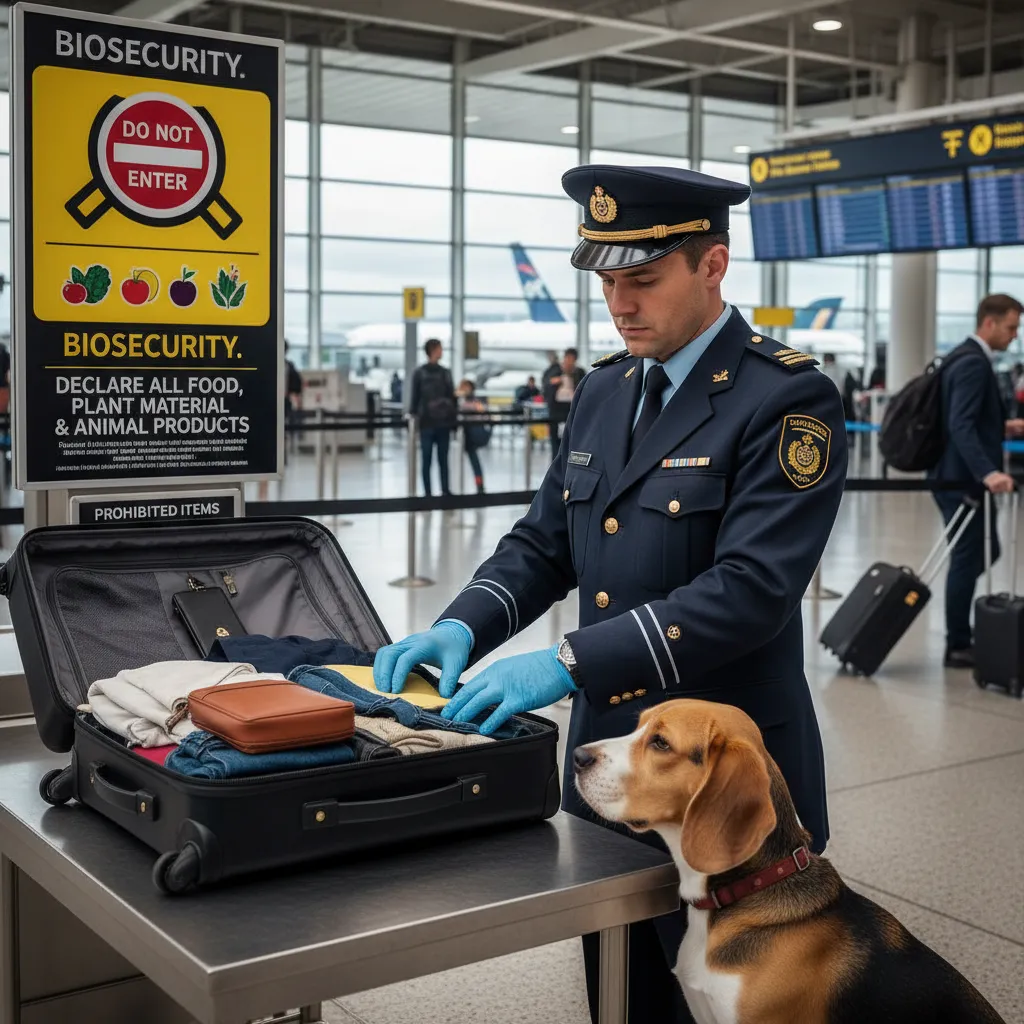 Fiji customs and biosecurity inspection